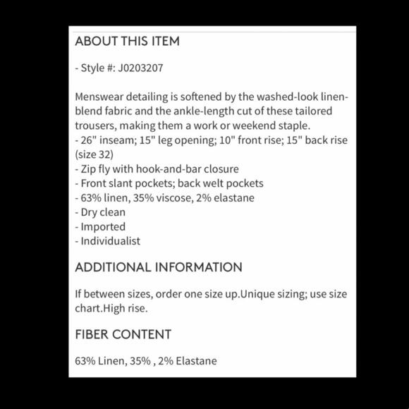 Theory Tailor Trousers in Sharkskin Crunch. - Picture 6 of 10